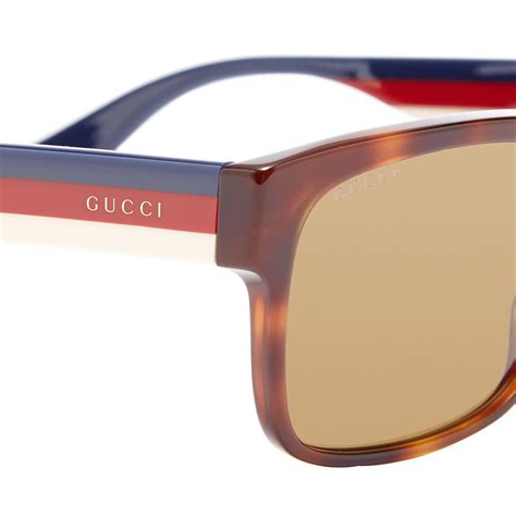 gucci striped clothes|Gucci stripe sunglasses.